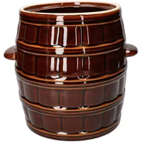 KOTARBAU® Keramiktopf 8 L Steinguttopf Sauerkrauttopf zum Einlegen von Speisen