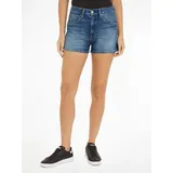 Tommy Jeans Shorts »HOT PANT BH0137«, mit Tommy Jeans Logo-Badge & Flag, blau - 31/31,31