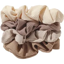 SOHO Ivory Scrunchies Haargummis 4 ct 
