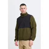 Blend Fleecepullover »BHMARIO Sweatshirt halfzipp«, im Troyer-Stil Gr. S, Forest night), , 47463845-S