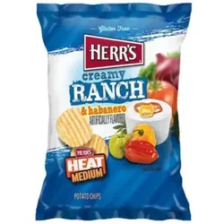 Herr's Creamy Ranch & Habanero Chips 170g
