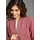 LAURA SCOTT LAURA SCOTT, Damen, Gr. 38, bordeaux, Web, Obermaterial: 98% Polyester, 2% Elasthan. Bündchen: 95% Polyester, 5% Elasthan, bedruckt, metallic, unifarben, normal, Bündchen, Jacken Blouson, mit Herz Druck-Applikationen, leichte Übergangsjacken