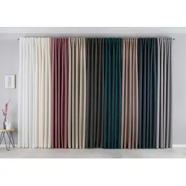 Gardinenbox 2er Set »JENA« HxB 250x300 cm Grau