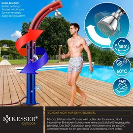 Kesser Gartendusche schwarz 20 l