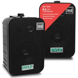 Pyle Audio Wandlautsprecher 300 Watt schwarz