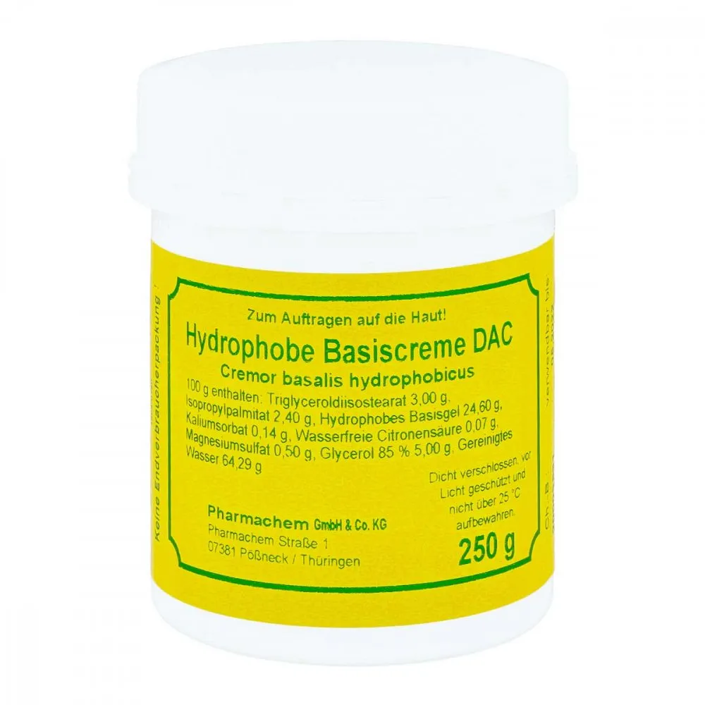 Hydrophobe Basiscreme Dac