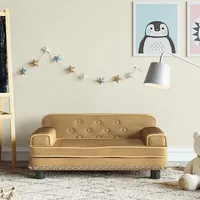 vidaXL Kindersofa Vidaxl 70 x 45 x 30 cm Kiefer braun