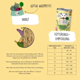 VegDog Senior Erbsen & Hirse 6 x 800 g