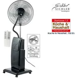 Sichler Haushaltsgeräte Sprühnebel-Standventilator mit Anti-Insekten-Funktion, 100 W, Ø 40 cm
