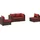 vidaXL 4-tlg. Garten-Lounge-Set mit Auflagen braun