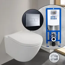 Villeroy & Boch Subway 3.0 mit WC-Sitz Stone White