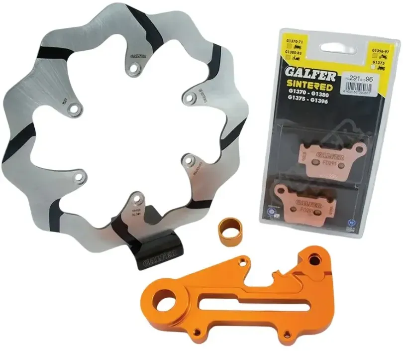Galfer Husaberg Fe 250 13-14 Kg607rws Oversized Wave Bremsbeläge - Silver - One Size