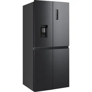 Hanseatic Multi Door »HCDC18080CWDBI«, NoFrost, Wasserspender, Display, 97437200-0 schwarz