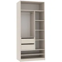 marmex möbel TRES 13C Garderobenschrank 90x51x206cm beige