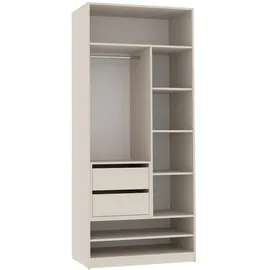 marmex möbel TRES 13C Garderobenschrank 90x51x206cm beige