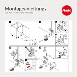 HAILO AS Mono 12 l edelstahl/schwarz
