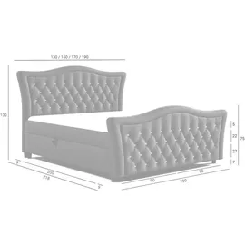 Fun Möbel Boxbett, Beige