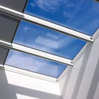 VELUX Oberlicht-System HVC 080200 SL0043T 2 mal elektro und 2 mal festverglast, 2-fach verglast, Lichtband 5°