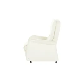 HIMOLLA Fernsehsessel 7568 Leder 77 x 110 x 93 cm Creme elektrisch