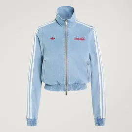adidas Originals COCA-COLA FIREBIRD REG DENIM TRACK TOP - Light Denim - S