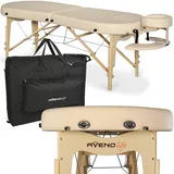 Habys Elza Holz Massageliege Kosmetikliege | Klappbar Höhenverstellbar Tragbar