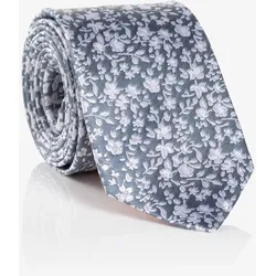 Krawatte MONTI, Damen, hellblau floral, Seide, geblümt, casual,klassisch, Krawatten, aus reiner Seide, mit Blumenmuster, 6,5 cm breit