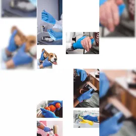 Sfm ® SOFTLIGHTS : XXL Nitrilhandschuhe puderfrei F-tex blau (900)