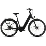 Cube Supreme RT Hybrid Deluxe EX 600 2026 28 Zoll RH 54 cm Easy Entry schwarz 'n' chrome