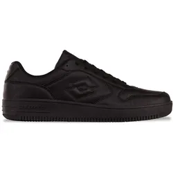 Sneaker LOTTO, Gr. 46, schwarz, Synthetik, unifarben, sportlich, Schuhe, - im Lowcut-Basketballdesign