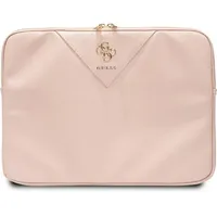 GUESS Sleeve GUCS14ZPGSTEGP 14" różowy/pink Triangle 4G (14"), Notebooktasche,