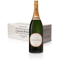 Champagne Laurent-Perrier La Cuvée Brut Jeroboam 3,0L in Holzkiste
