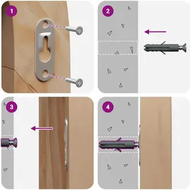 vidaXL Kopfteil mit Kopfteil Natur 180 x 55 x 3 cm Rattan - Braun