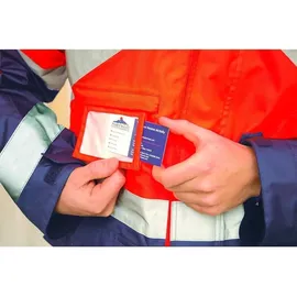 PORTWEST atmungsaktive Warnschutzjacke, wasserabweisend, 40+ UPF Orange XL