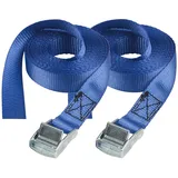 Master Lock Spanngurte 2,5 m x 25 mm Blau 2-er Set