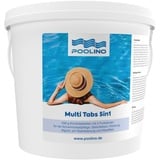 Poolino® 5 kg Pool Chlor Multitabs 5in1 Chlortabletten 200g