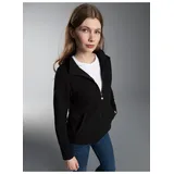 TRIGEMA Jacke mit funkelnden Strass-Steinen - L