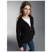 TRIGEMA Jacke mit funkelnden Strass-Steinen - L