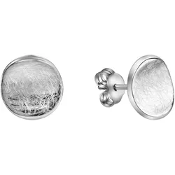 Celesta Silber Ohrringe Silber 925 rhodiniert mit eismatter Oberfläche