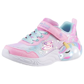 SKECHERS Kids Slip-On Sneaker »UNICORN DREAMS - WISHFUL MAGIC, Blinkschuh,«, in funkelnder Optik, rosa