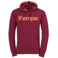 Kempa Graphic Hoodie deep rot, M