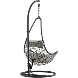 gardenson Hängesessel Vide Grau/Schwarz