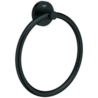 Grohe Essentials Handtuchring Schwarz 1024612430