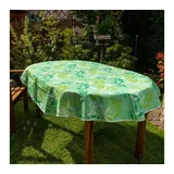 laro Tischdecke Gartentischdecke Wetterfest Rutschfest Oval