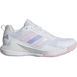 adidas Damen Handballschuhe Novaflight 2 Indoor, Größe 38 2⁄3 in Weiß FTWWHT/VIOTON/CLPINK