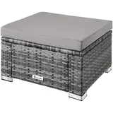 Tectake tectake® Rattan Sitzhocker