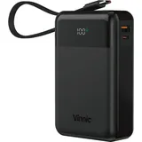 Vinnic DAMAVAND 2 65W 20.000mAh Powerbank USB-C, Black. - Schwarz