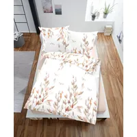 DORMISETTE Bettwäsche BLÄTTER Satin - orange