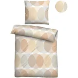 biberna Bettwäsche 0474493, Kreise gold,