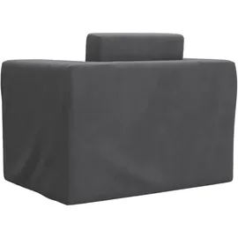 vidaXL Schlafsofa vidaXL Anthrazit 90 x 200 cm Polyester grau