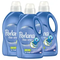 3 x Perlana Renew Sport Aktivpflege Flüssigwaschmittel Technische Textilien und Sportbekleidung für Waschmaschine - 3 Flaschen mit je 1,44 l